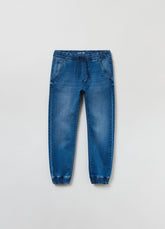 Ovs Denim Joggers With Drawstring